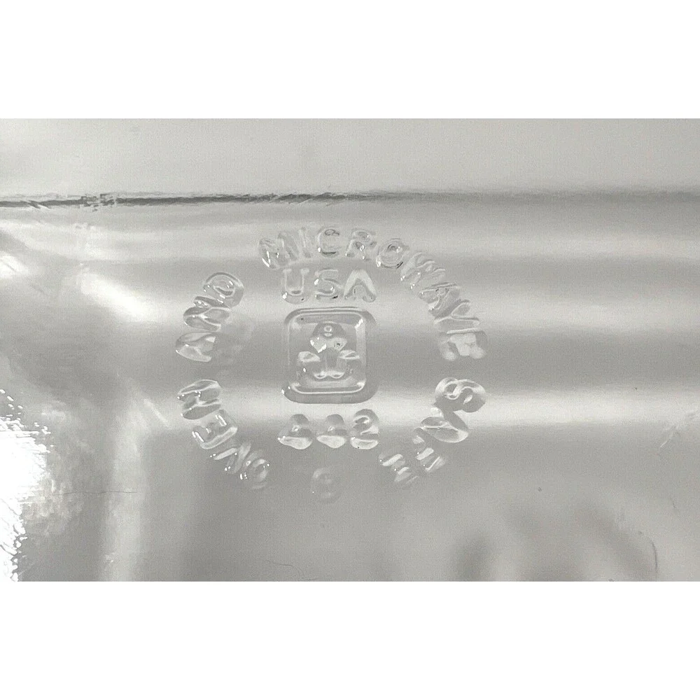 Anchor Hocking #443 Glass Handled Baking Dish 7.5 x 4 x 2